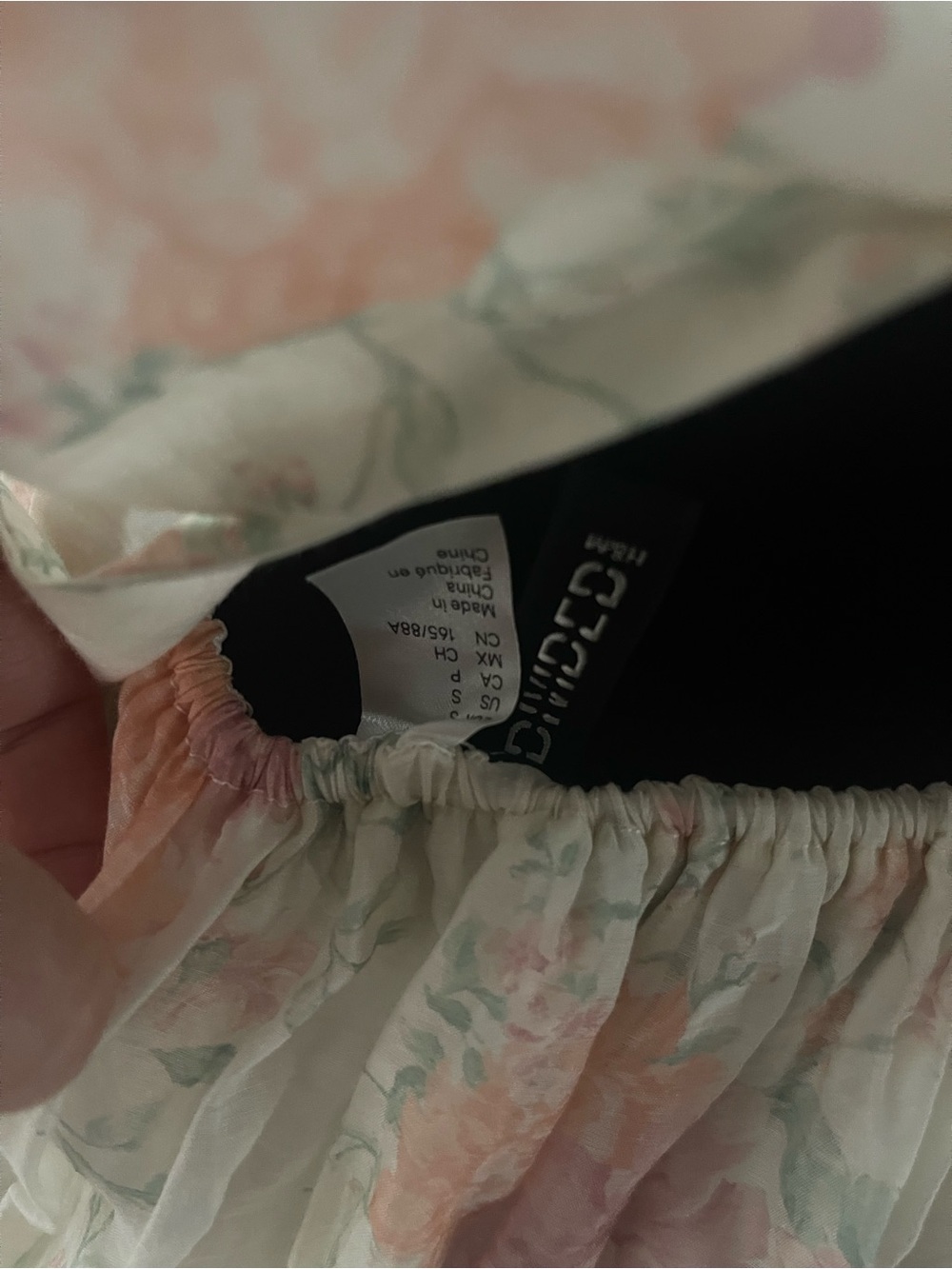H&M Floral Ruffle Strap Mini Dress - Picture 4 of 6